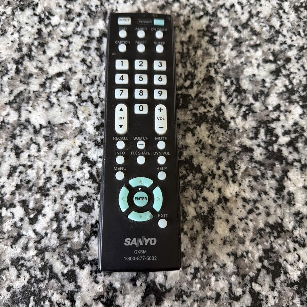 Genuine Sanyo Remote Control GXBM Tested Working